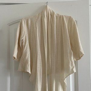 Alice + Olivia Vanilla-Colored Wrap, Size S